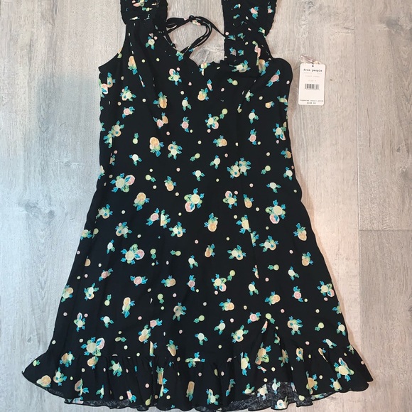 NWT Free People Like A Lady Printed Citrus Dress - Picture 5 of 7